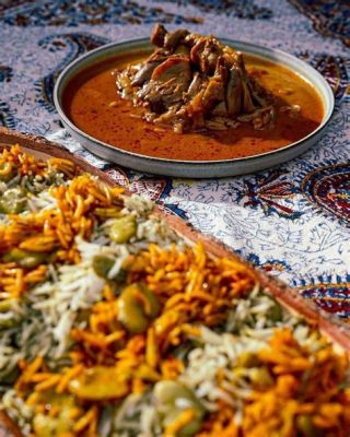   Baghali Polo ba Mahicheh: Une symphonie de légumes verts et d'un lamb fondant !