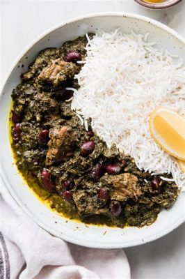  Ghormeh Sabzi? Un Rêve Vert de Saveurs Apaisantes et un Parfait Accord de Moutons en Herbes Fraîches!